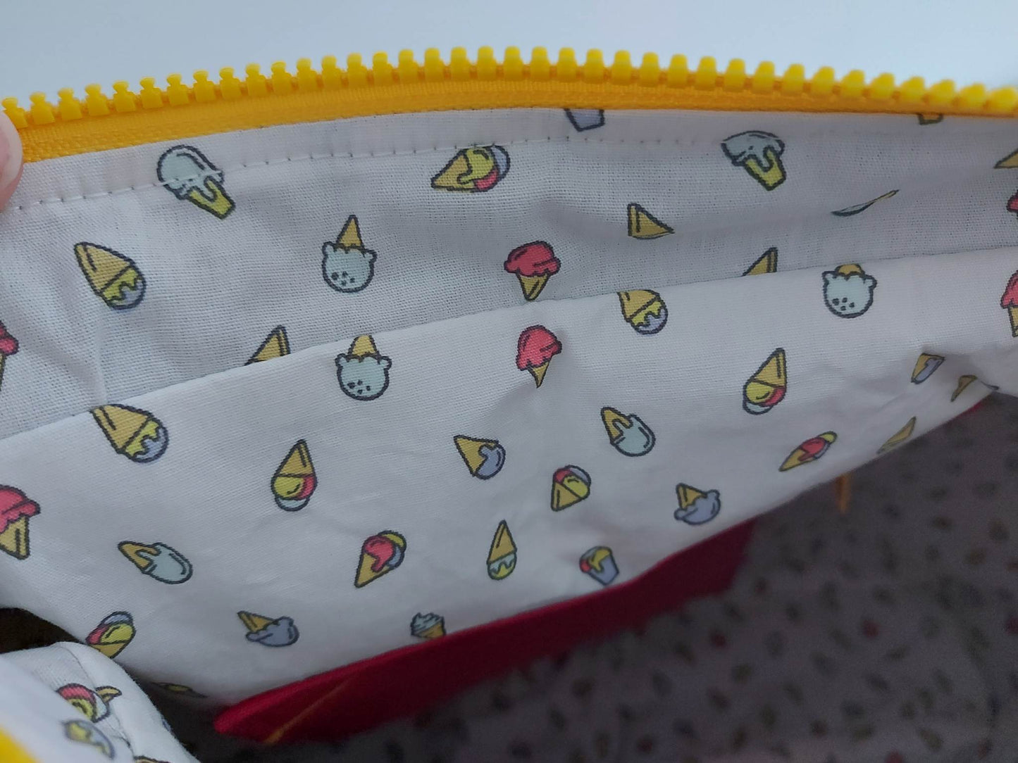 Sac Salem en jean et patch pop