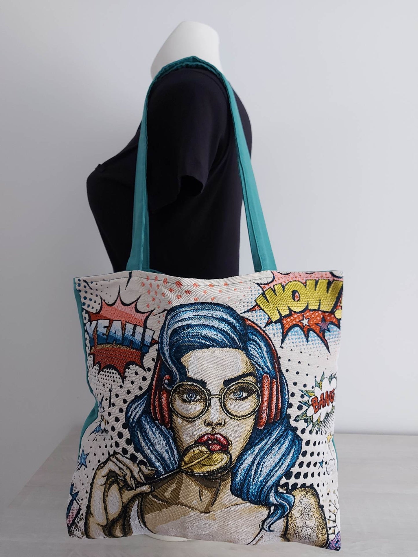 Tote bag femme pop