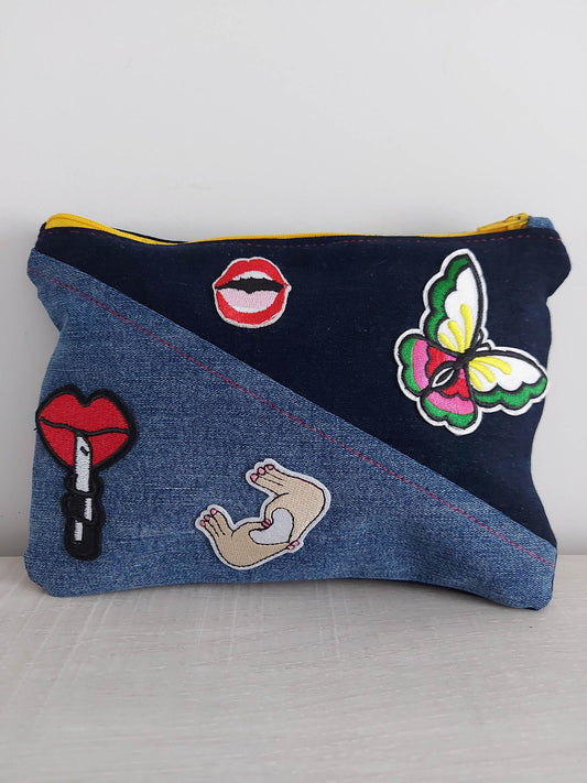 Pochette jean pop