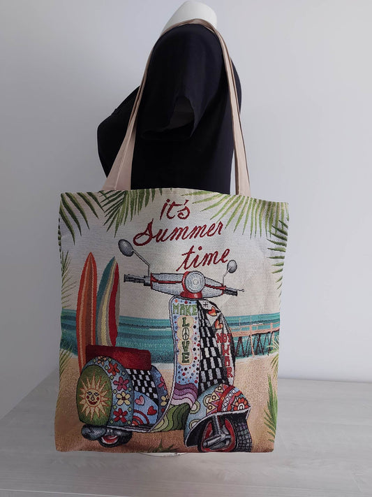 Tote bag scooter